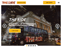 Tablet Screenshot of experiencetheride.com